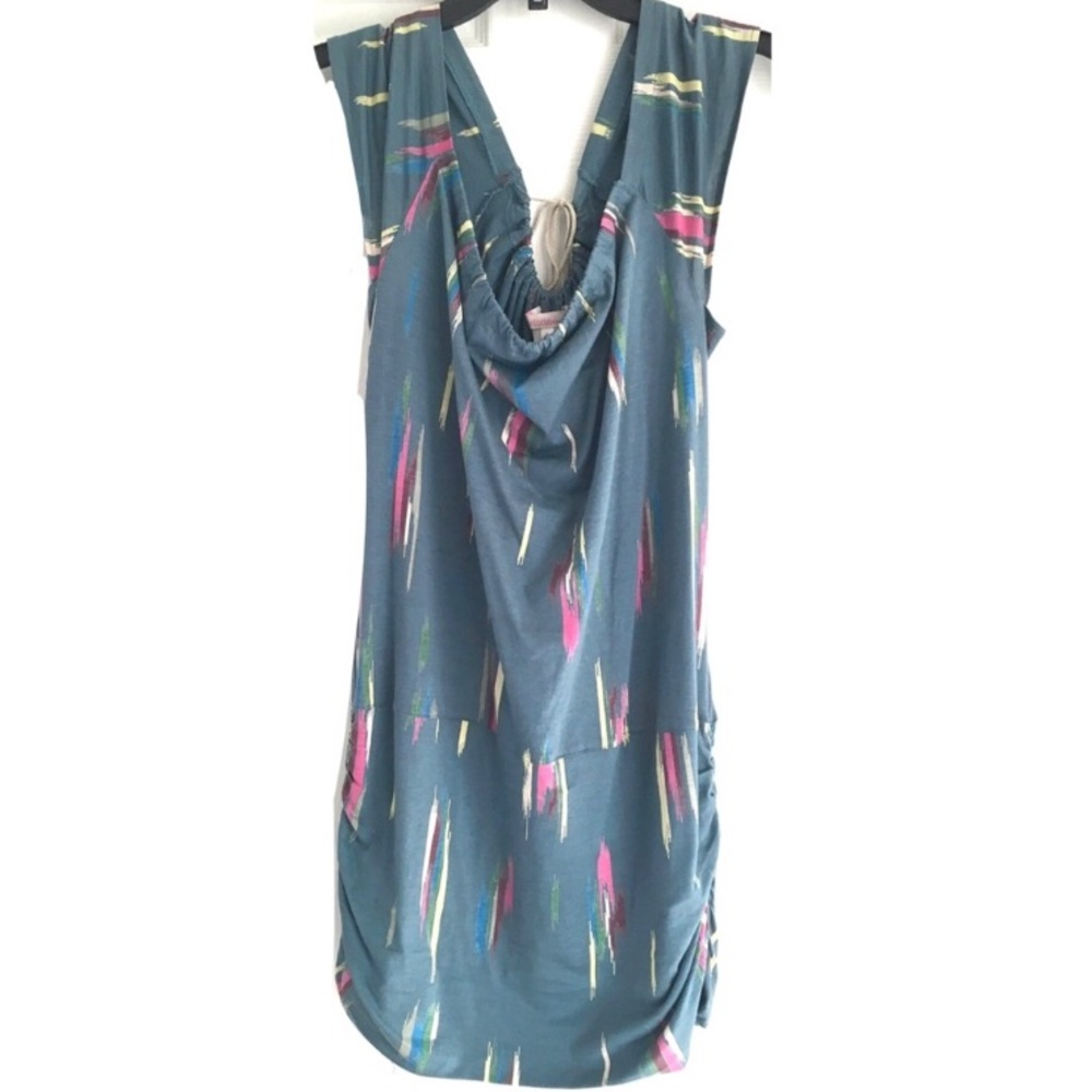 CHARLOTTE RONSON Green Pattern Dress